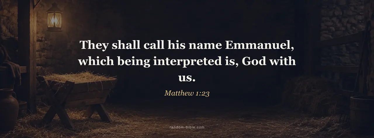 Matthew 1:23 Facebook cover: "They shall call his name Emmanuel, which being interpreted is, God with us."