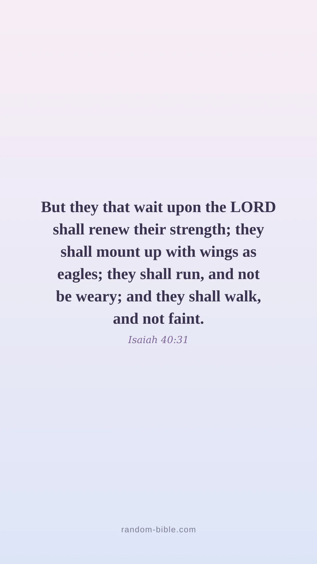 Isaiah 40:31 — aesthetic Bible verse wallpaper