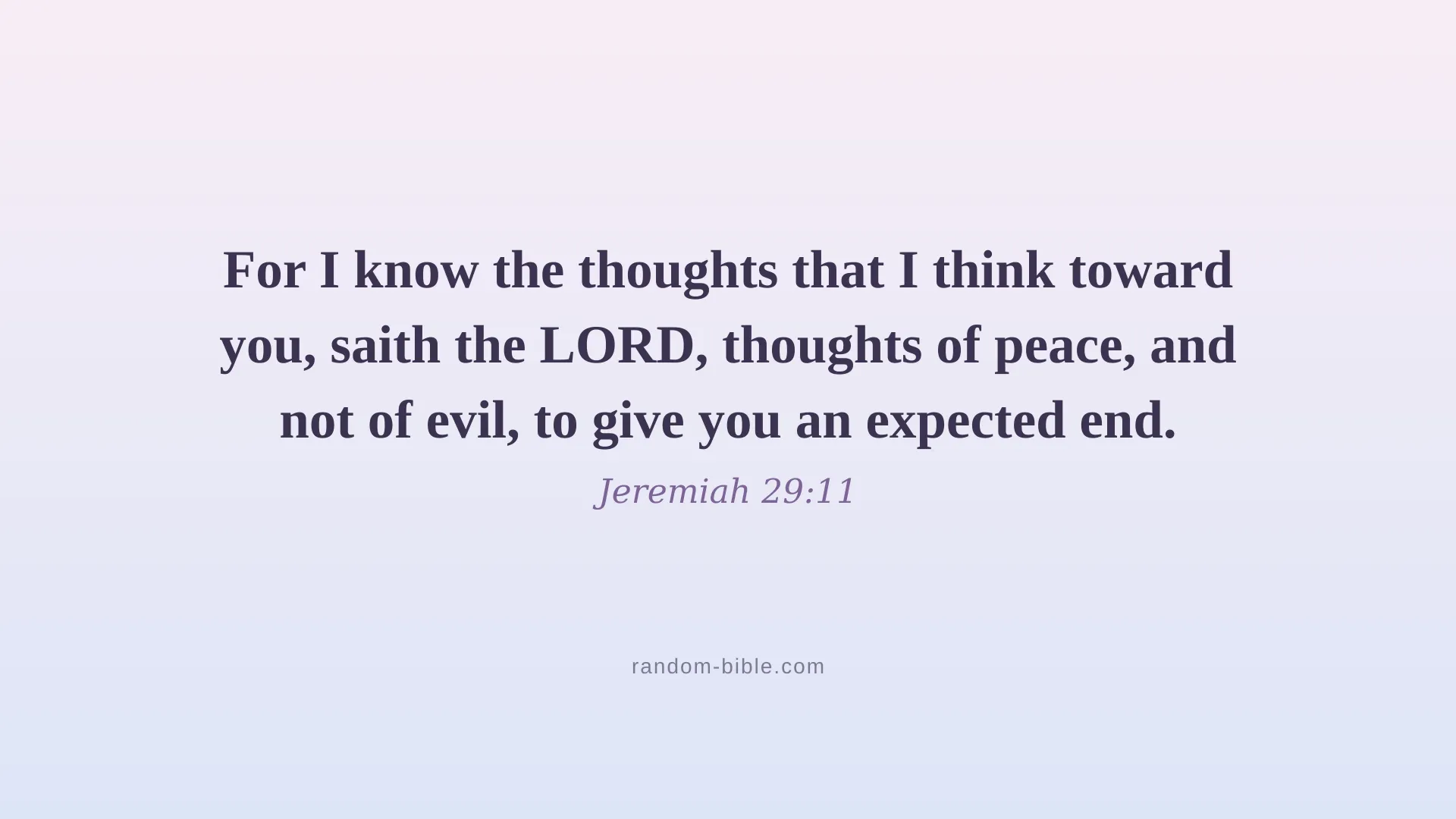 Jeremiah 29:11 — aesthetic Bible verse wallpaper for laptop and desktop