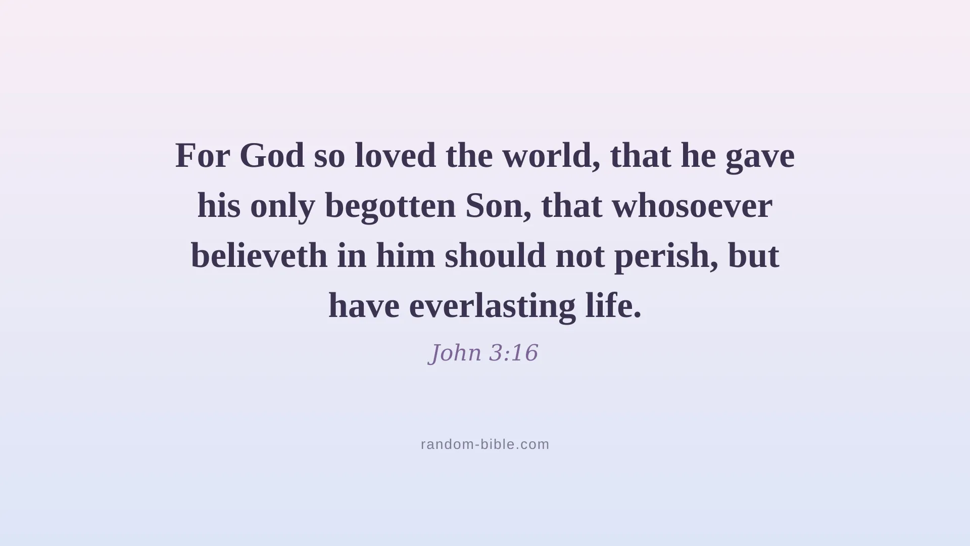 John 3:16 — aesthetic Bible verse wallpaper for laptop and desktop