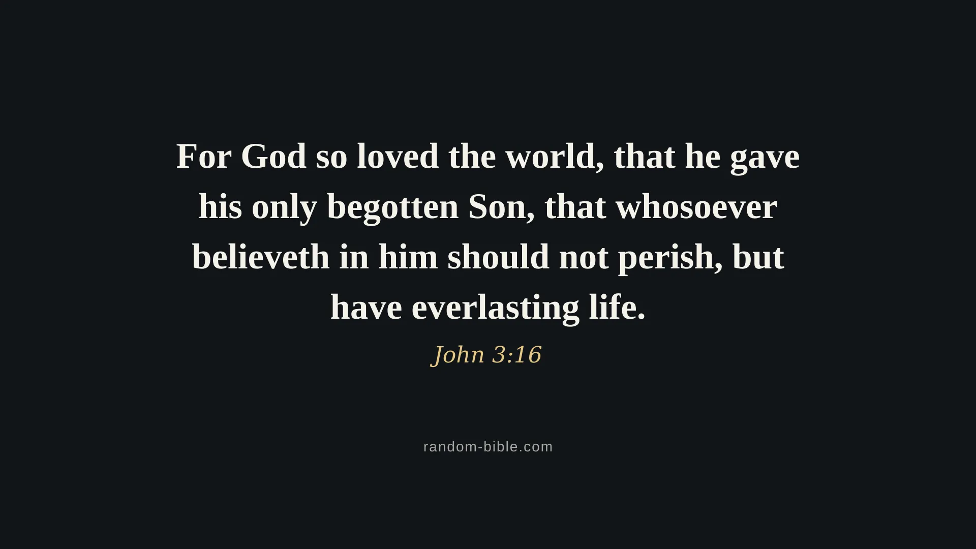 John 3:16 dark Bible verse wallpaper for desktop and laptop (KJV)
