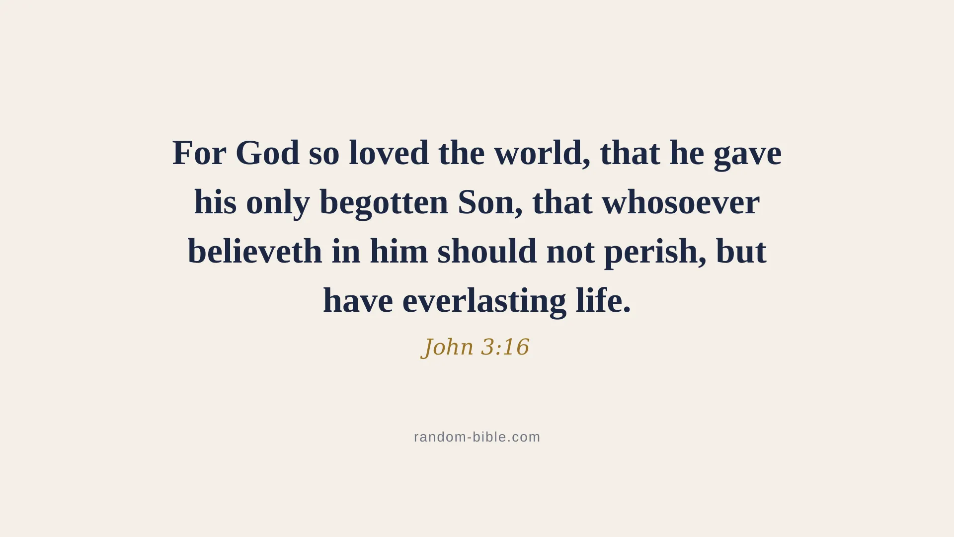 John 3:16 minimal Bible verse wallpaper for desktop and laptop (KJV)