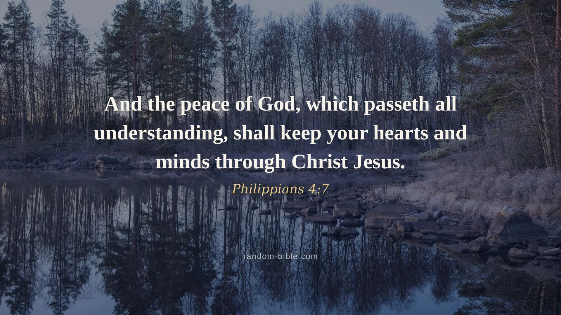 Philippians 4:7 — Bible verse wallpaper