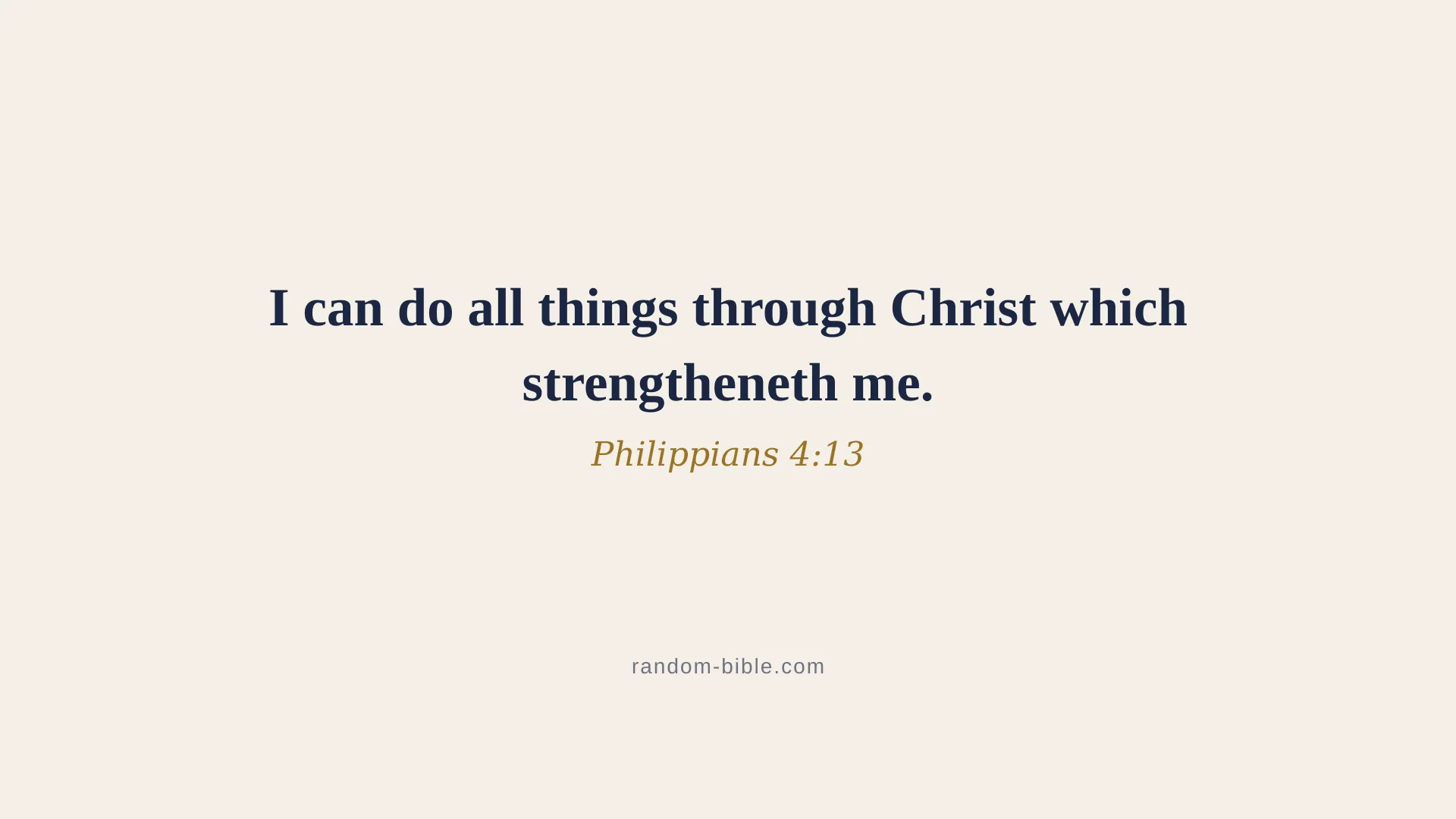 Philippians 4:13 minimal Bible verse wallpaper for desktop and laptop (KJV)