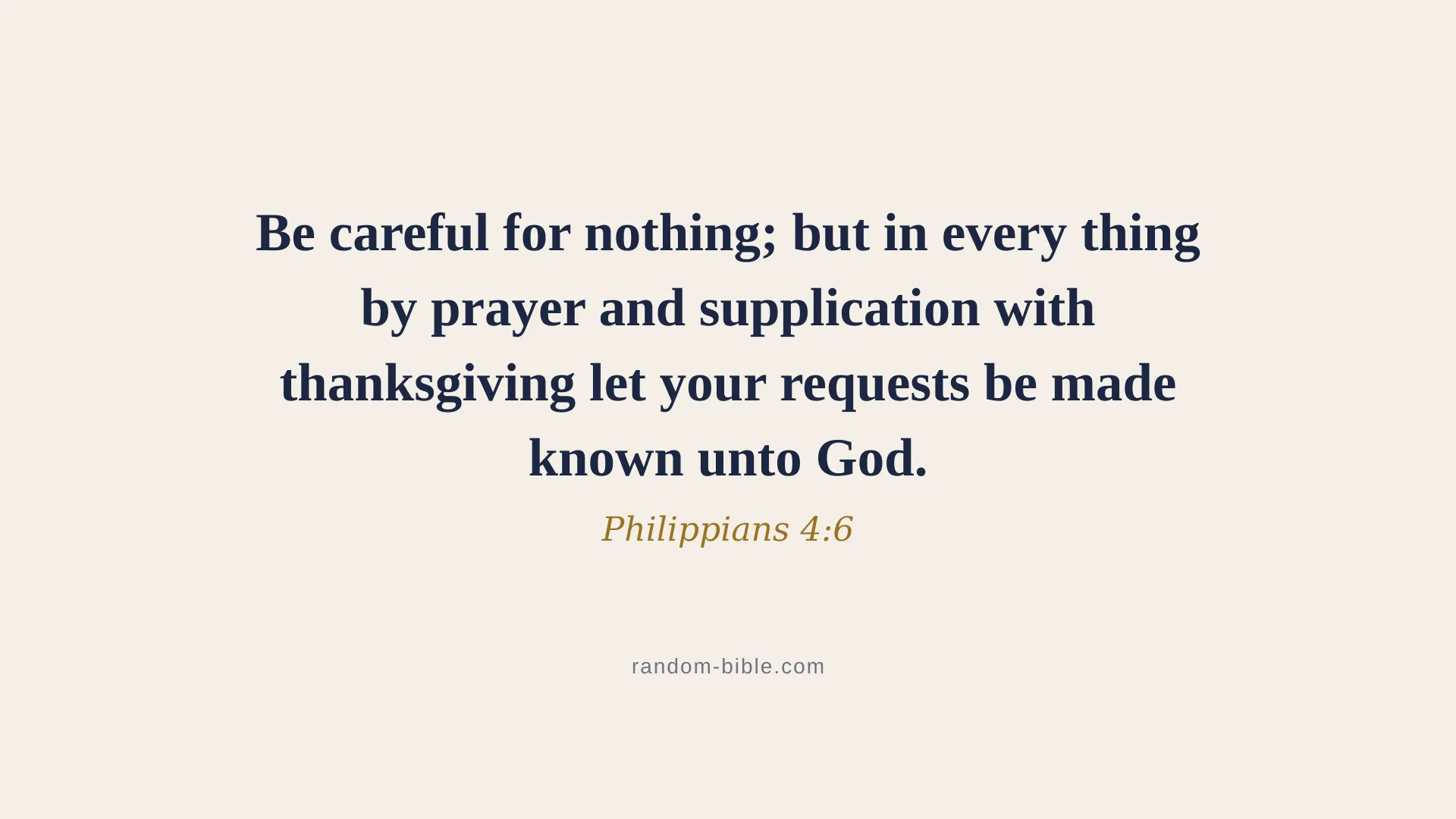 Philippians 4:6 minimal Bible verse wallpaper for desktop and laptop (KJV)