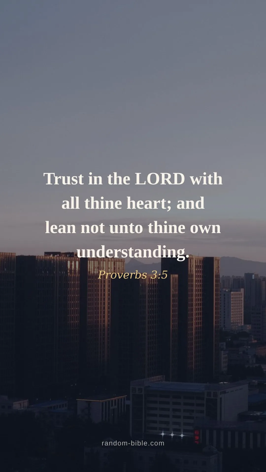 Proverbs 3:5 — Bible verse wallpaper