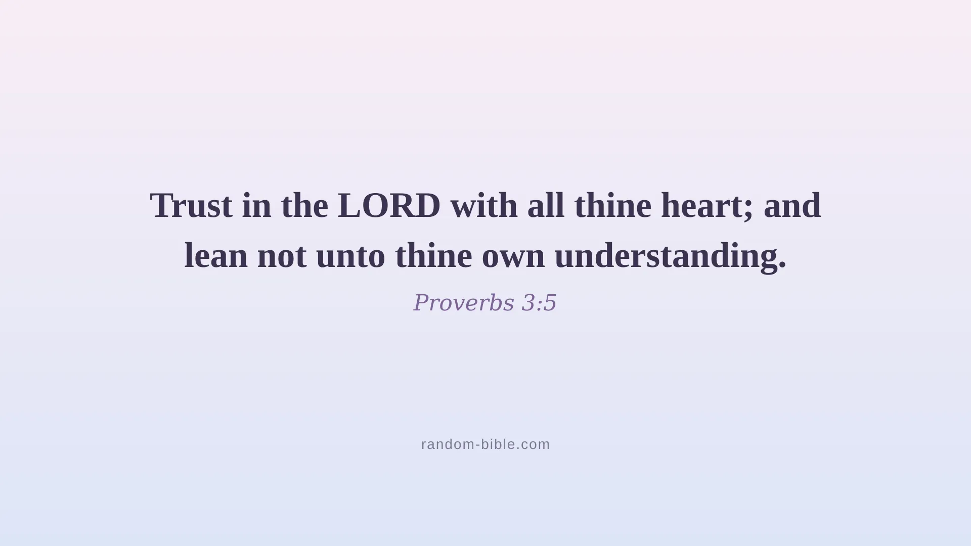 Proverbs 3:5 — aesthetic Bible verse wallpaper for laptop and desktop