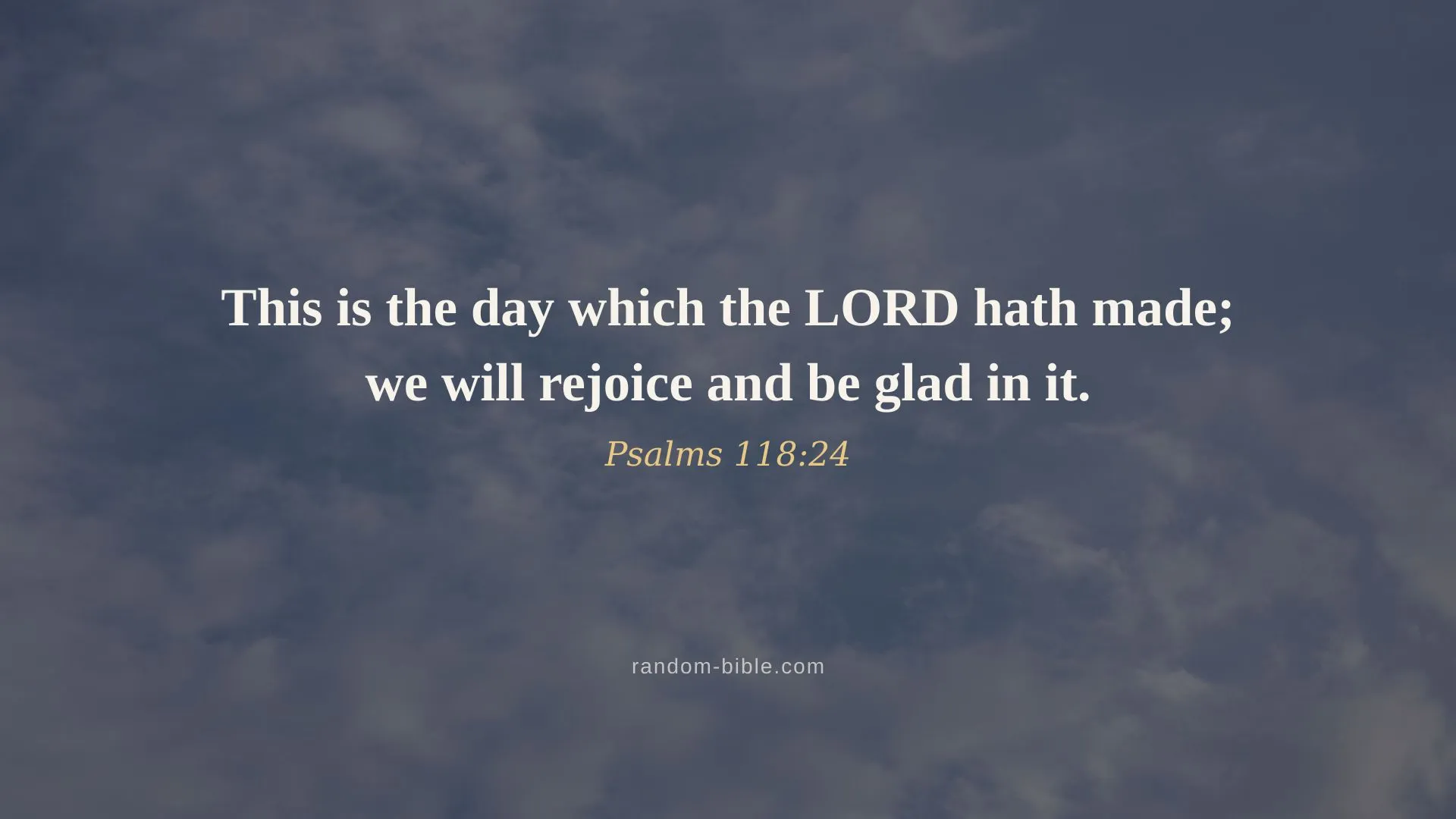 Psalms 118:24 — Bible verse wallpaper