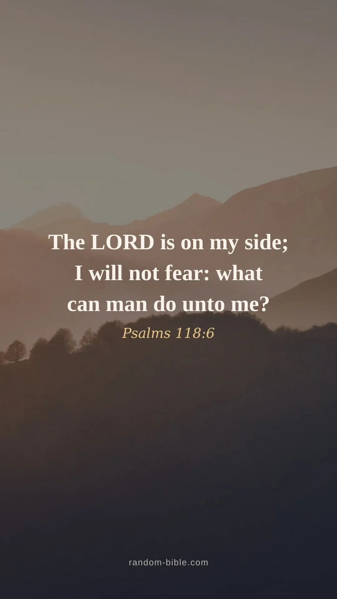 Psalms 118:6 — Bible verse wallpaper