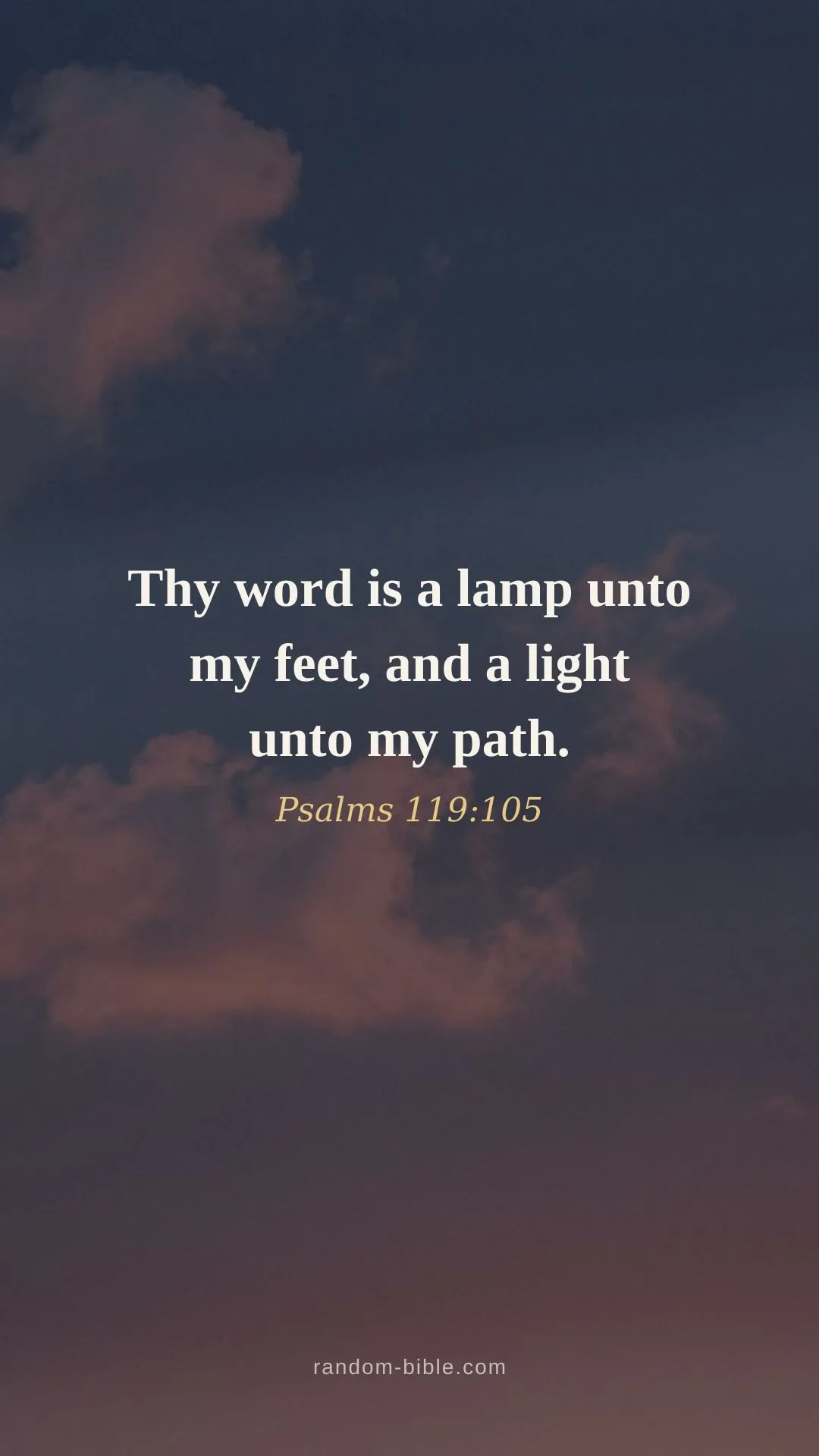 Psalms 119:105 — Bible verse wallpaper