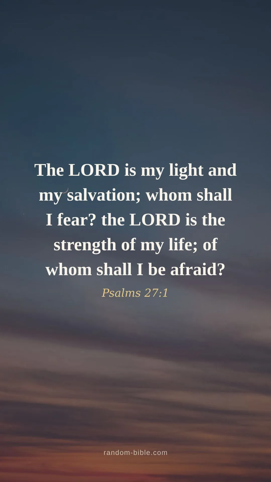 Psalms 27:1 — Bible verse wallpaper