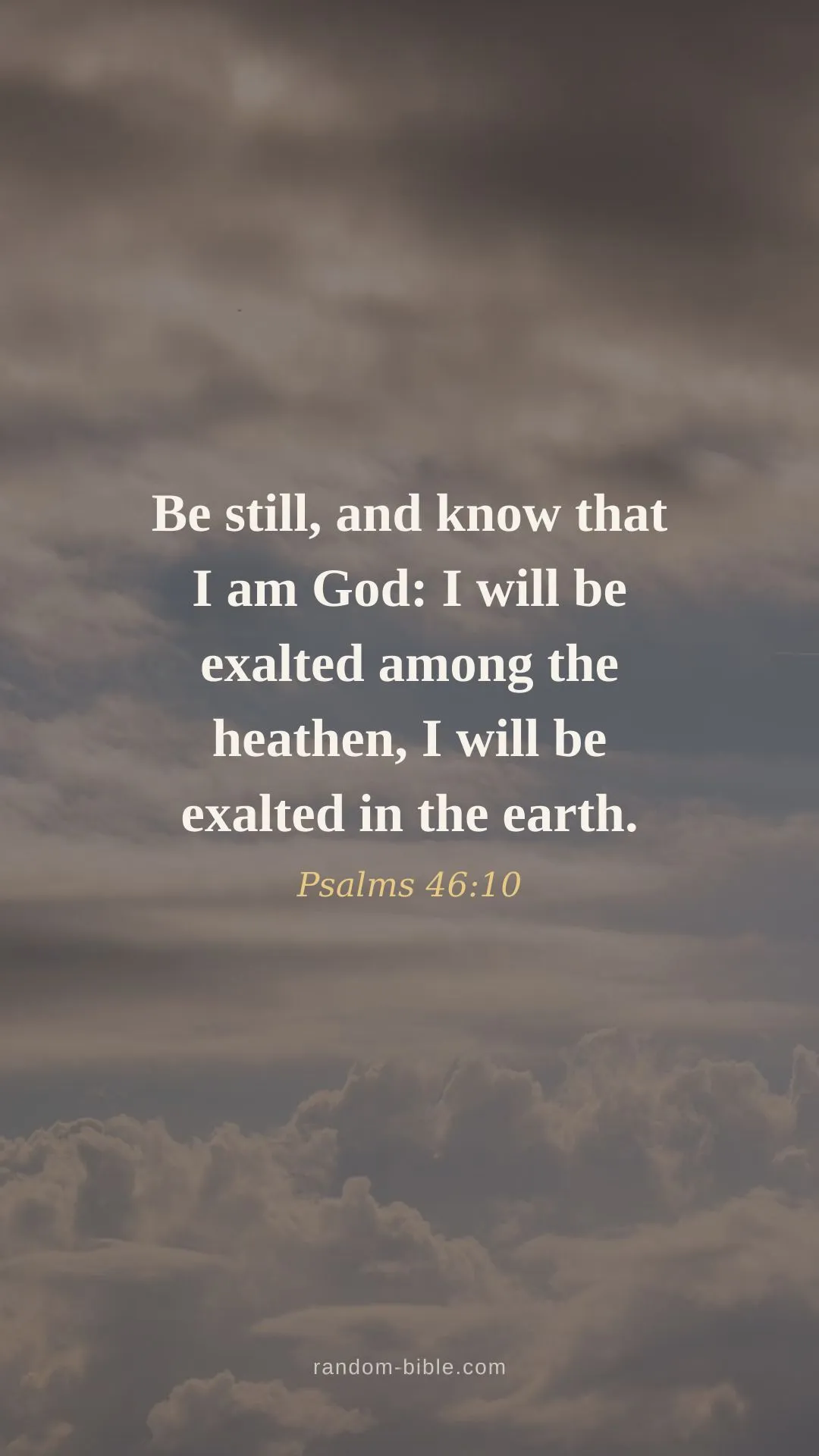 Psalms 46:10 — Bible verse wallpaper
