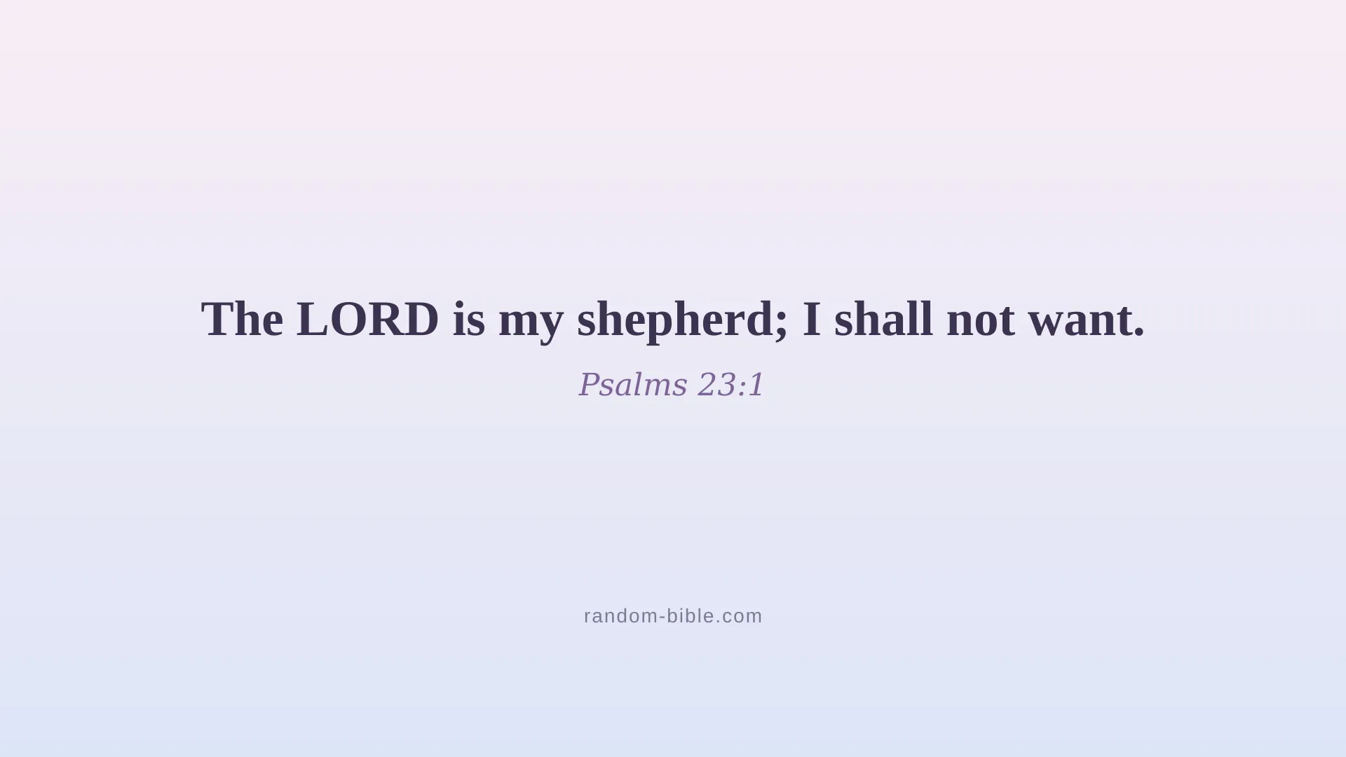 Psalms 23:1 — aesthetic Bible verse wallpaper for laptop and desktop