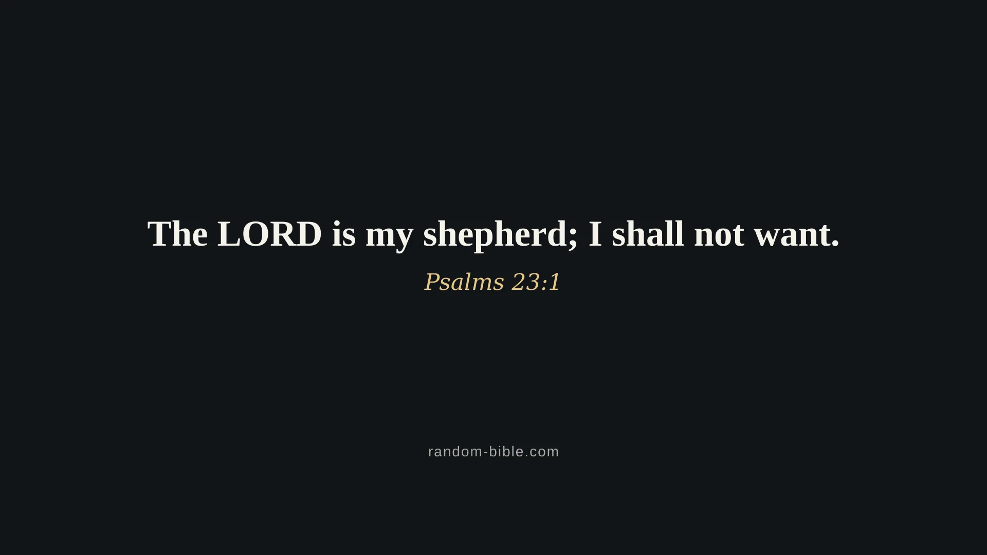 Psalms 23:1 dark Bible verse wallpaper for desktop and laptop (KJV)