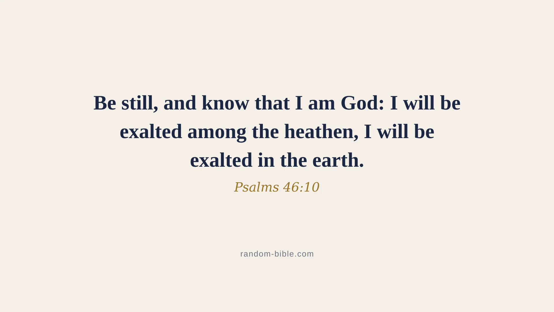 Psalms 46:10 minimal Bible verse wallpaper for desktop and laptop (KJV)