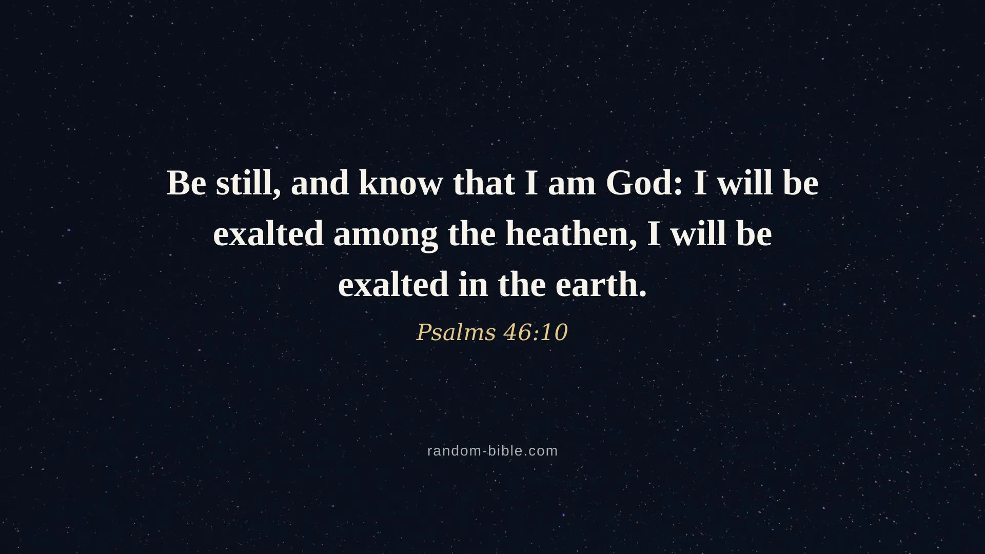 Psalms 46:10 — desktop Bible verse wallpaper