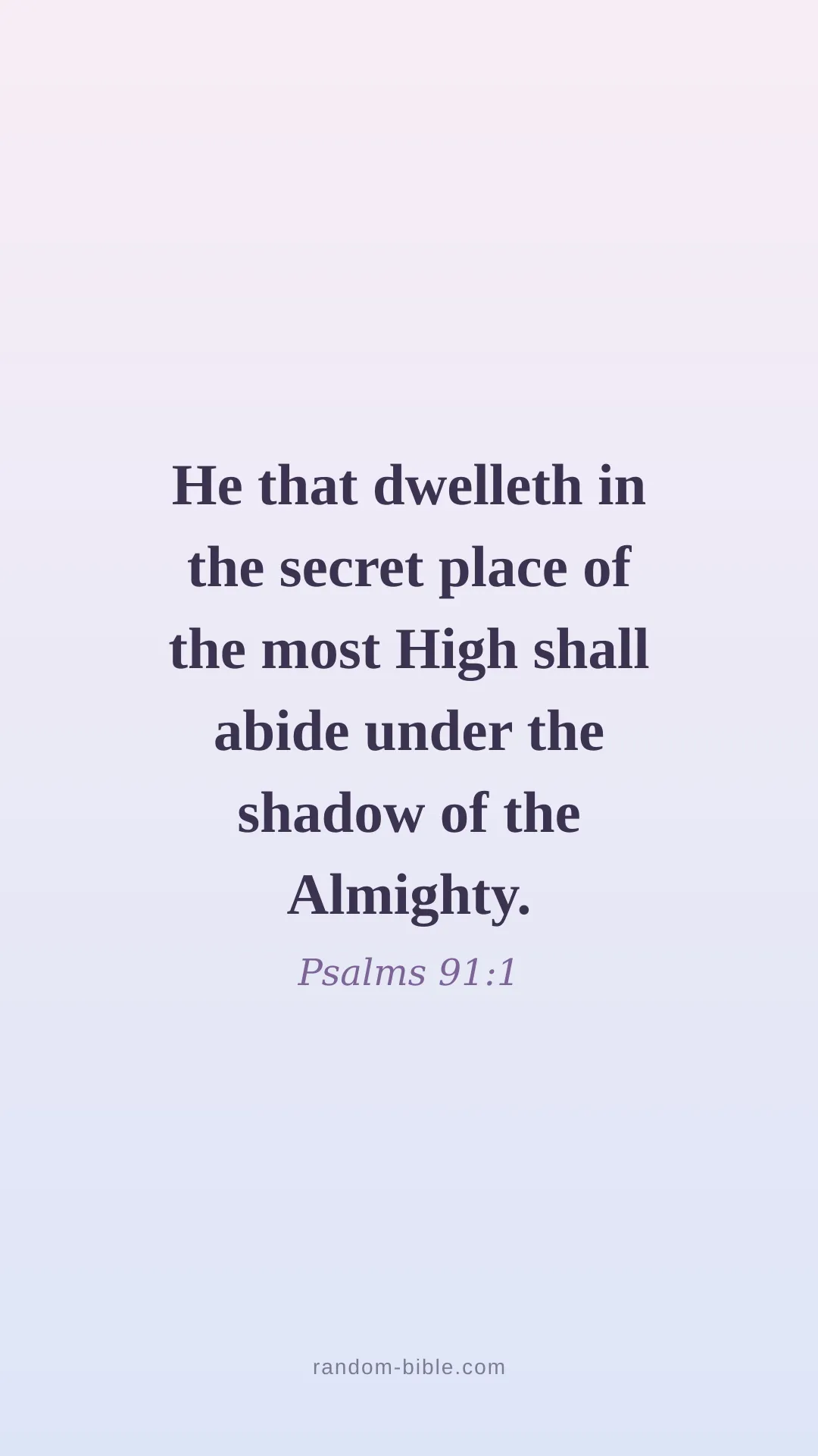 Psalms 91:1 aesthetic Bible verse wallpaper (KJV)