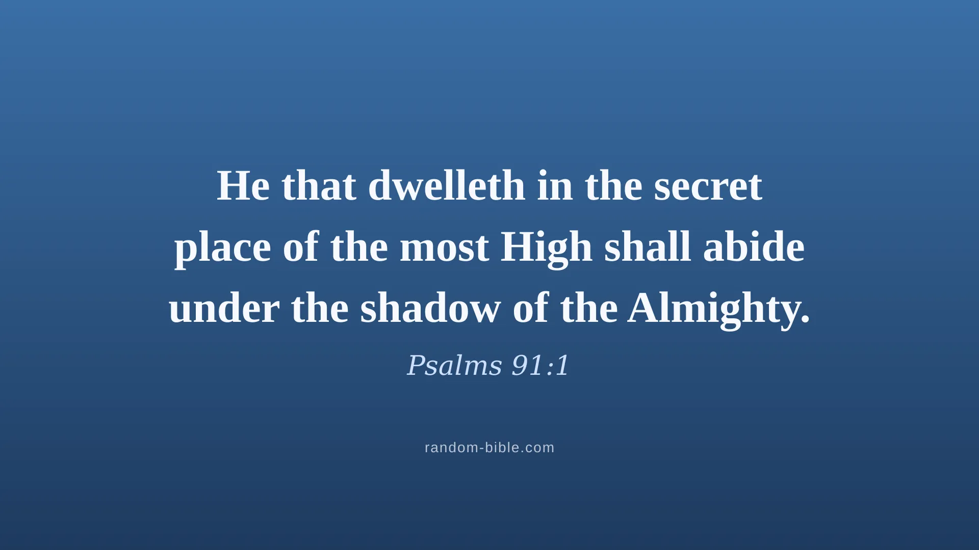 Psalms 91:1 blue Bible verse wallpaper for desktop and laptop (KJV)