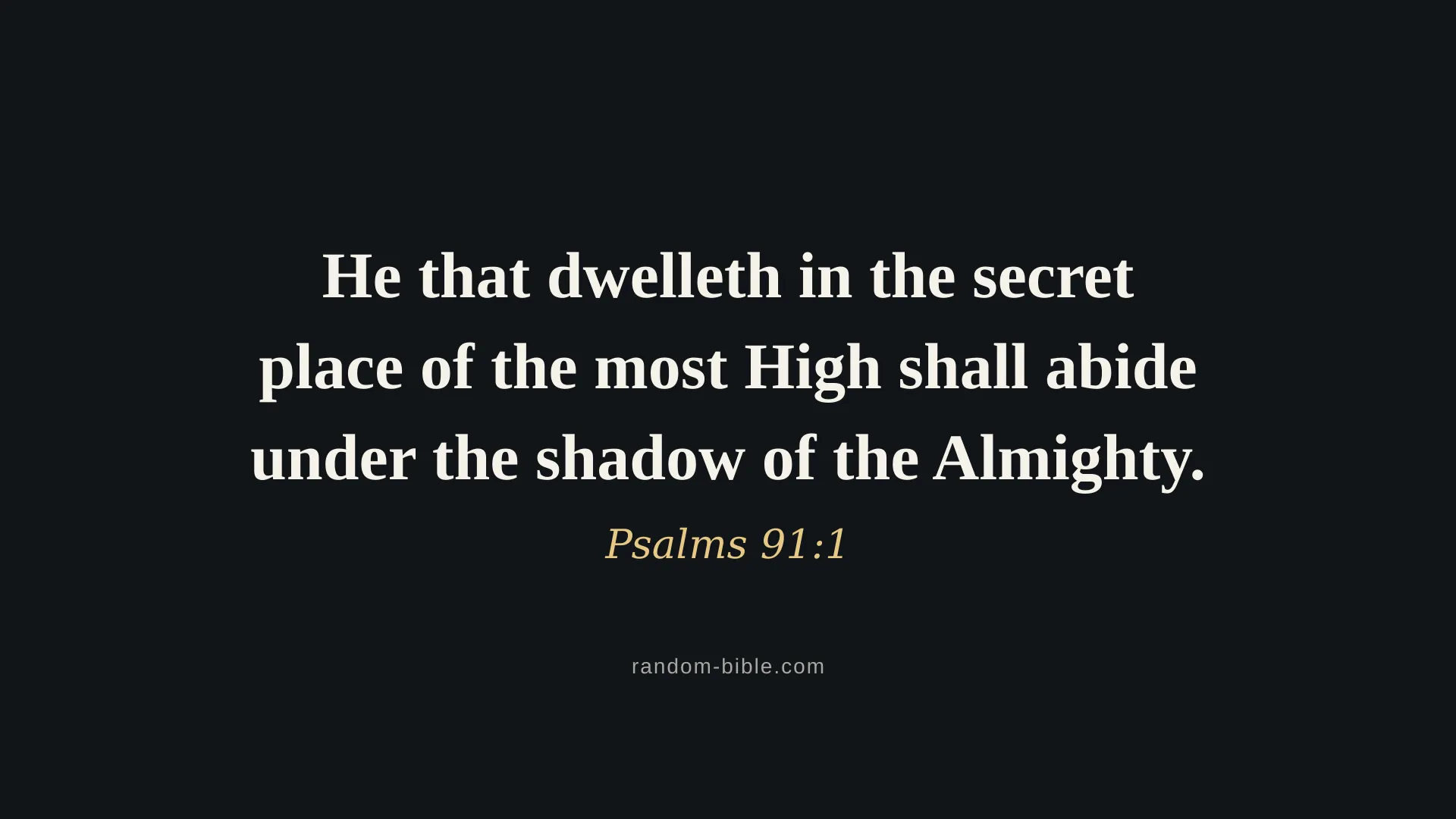 Psalms 91:1 dark Bible verse wallpaper for desktop and laptop (KJV)