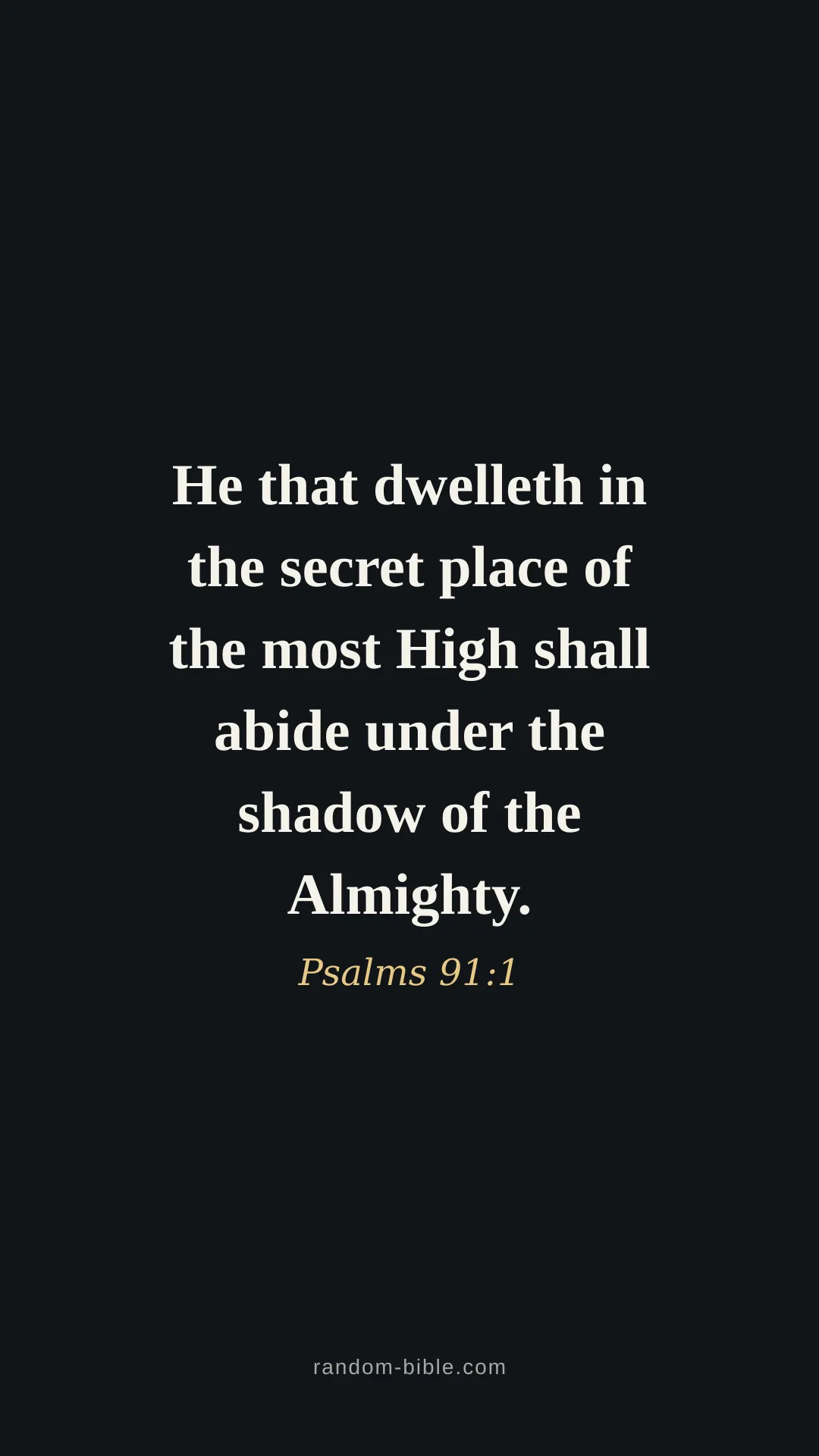 Psalms 91:1 dark Bible verse wallpaper (KJV)