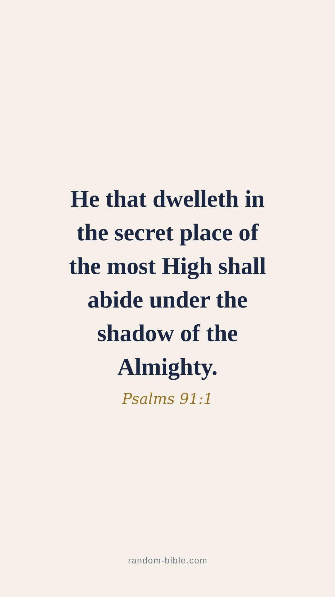Psalms 91:1 minimal Bible verse wallpaper (KJV)